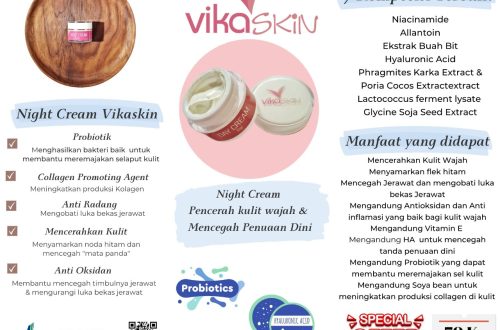 Night Cream dari VikaSkin Care
